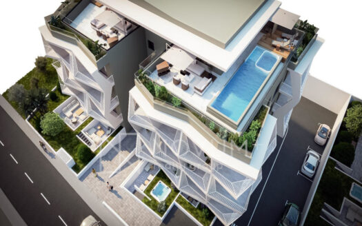 High-end penthouse for sale in Split with luxury amenities in a newly-built building.