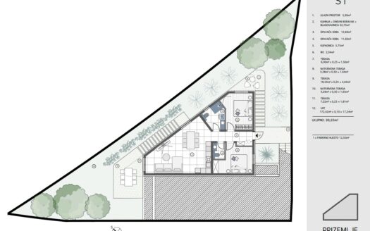 NEU: 3,5-Zimmer Wohnung zum Verkauf in Podstrana, 102 qm