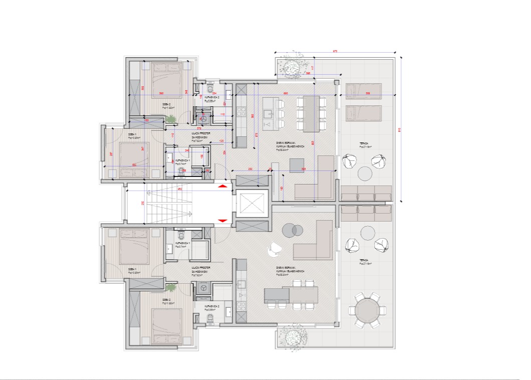 Exclusive: 10 Premium Apartments for Sale, Duće 14 1st floor - 3rd floor